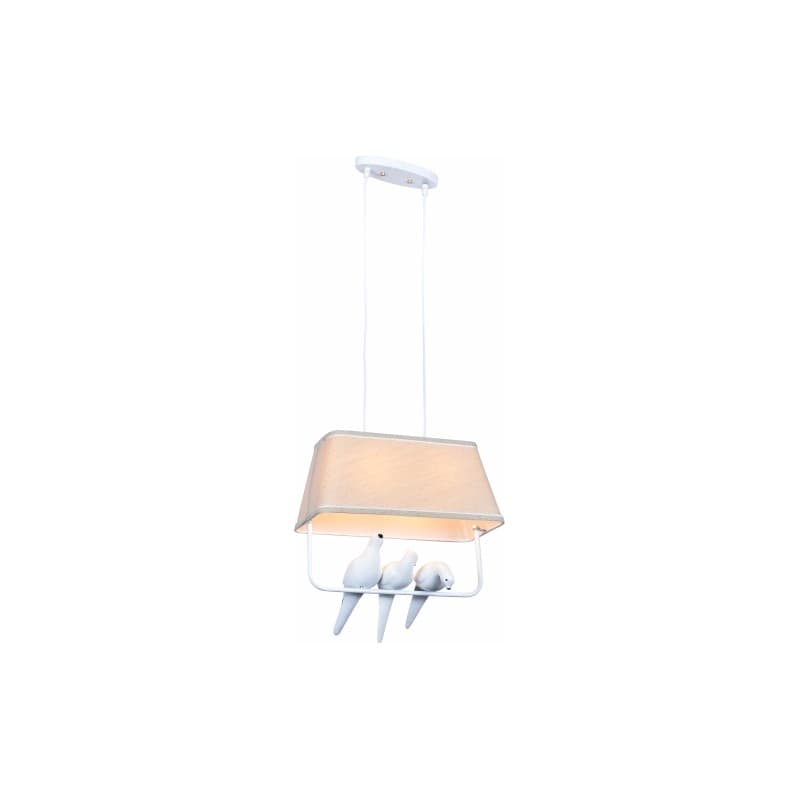 BIRD PENDANT LAMP THREE HEAD WHITE-E27