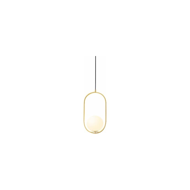 PENDANT LIGHT COVER SINGLE HEAD GOLD OVAL