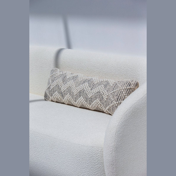 Zig Zag Long Cushion With Fille