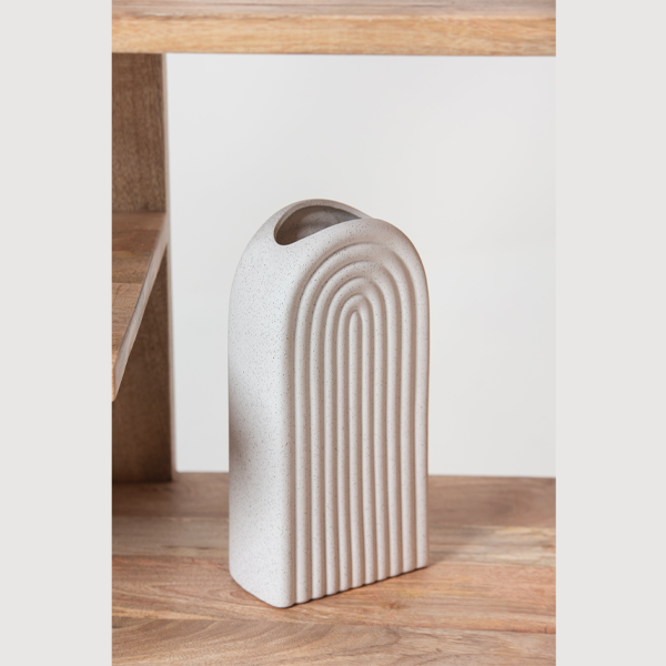 Arc Flow Ceramic Vase
