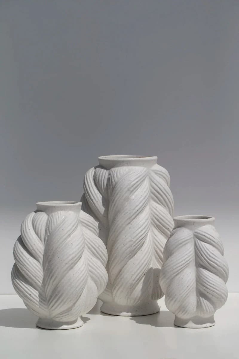 Braided Whirl Vase