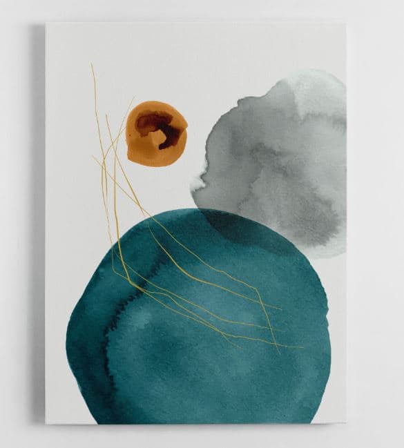 Ink Circles 1 Wall Art