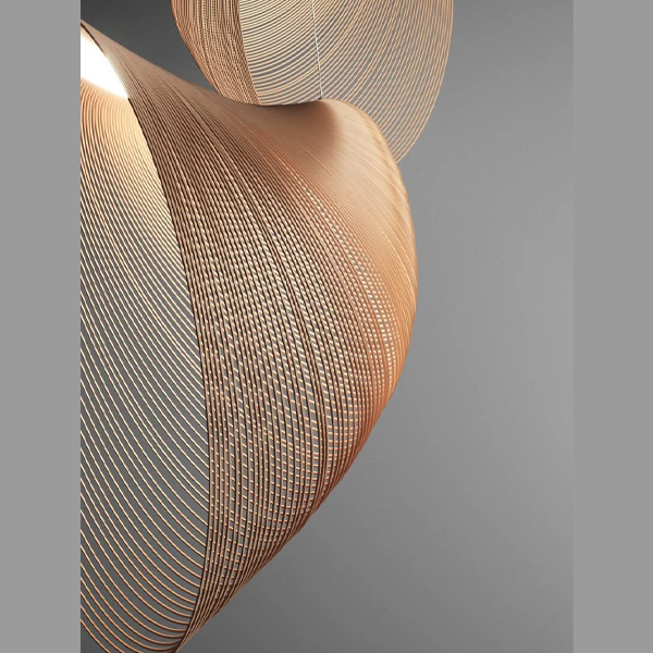 Shell Swirl Luminaire Ceiling Lamp