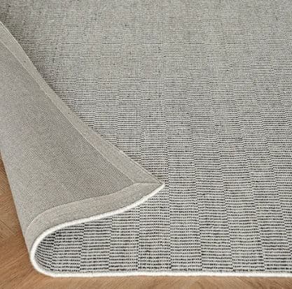 Narrow Stripes Forming Grid Design Carpet